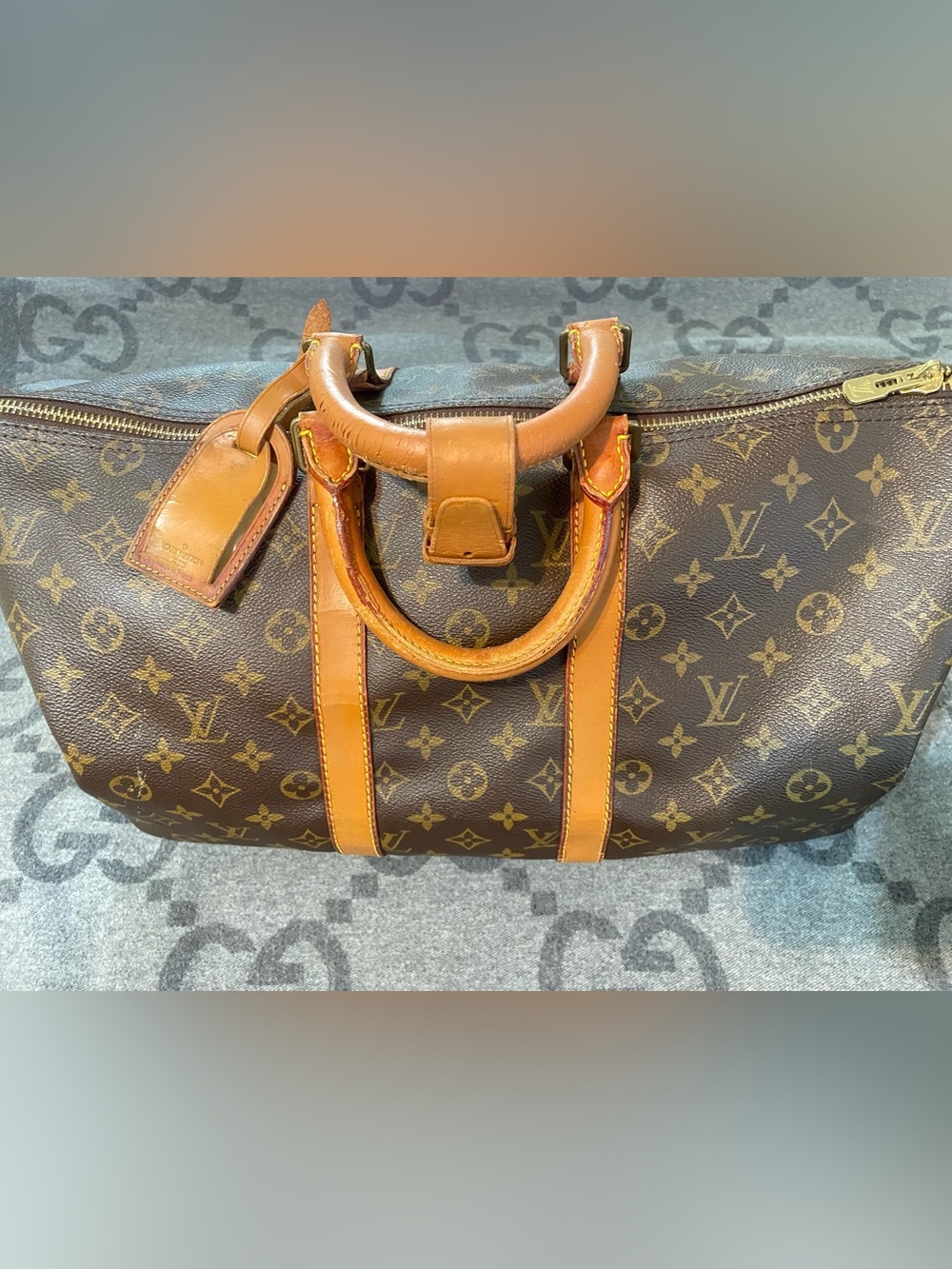 LV Canvas Keepall 45.